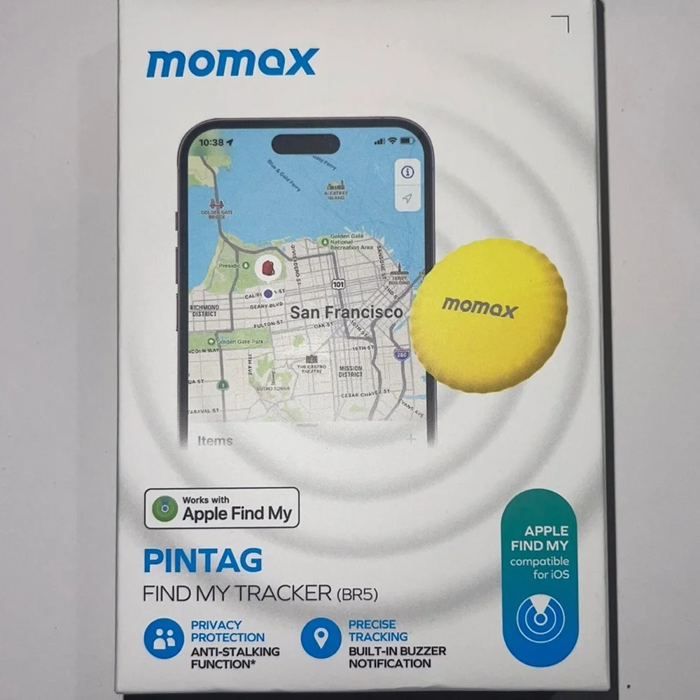 Tracker Tag, Lost Key Finder Works with Apple Find My (iOS Only)
